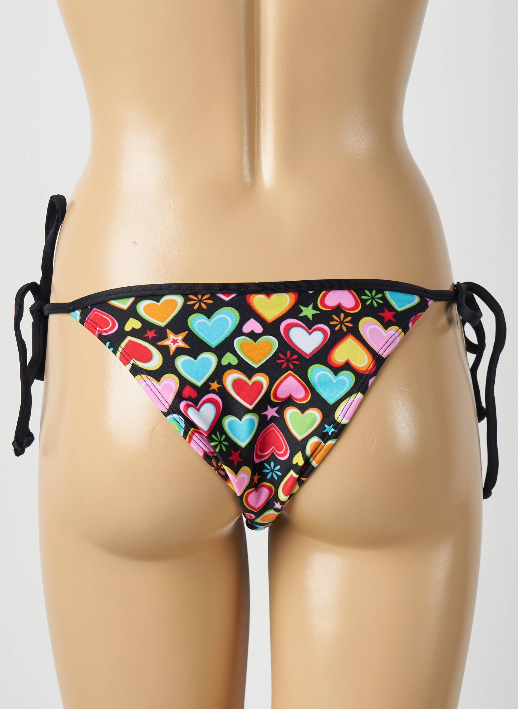 Maudymosi kelnaitės fantazijos raštas bikini juodas RIO DE SOL moteris