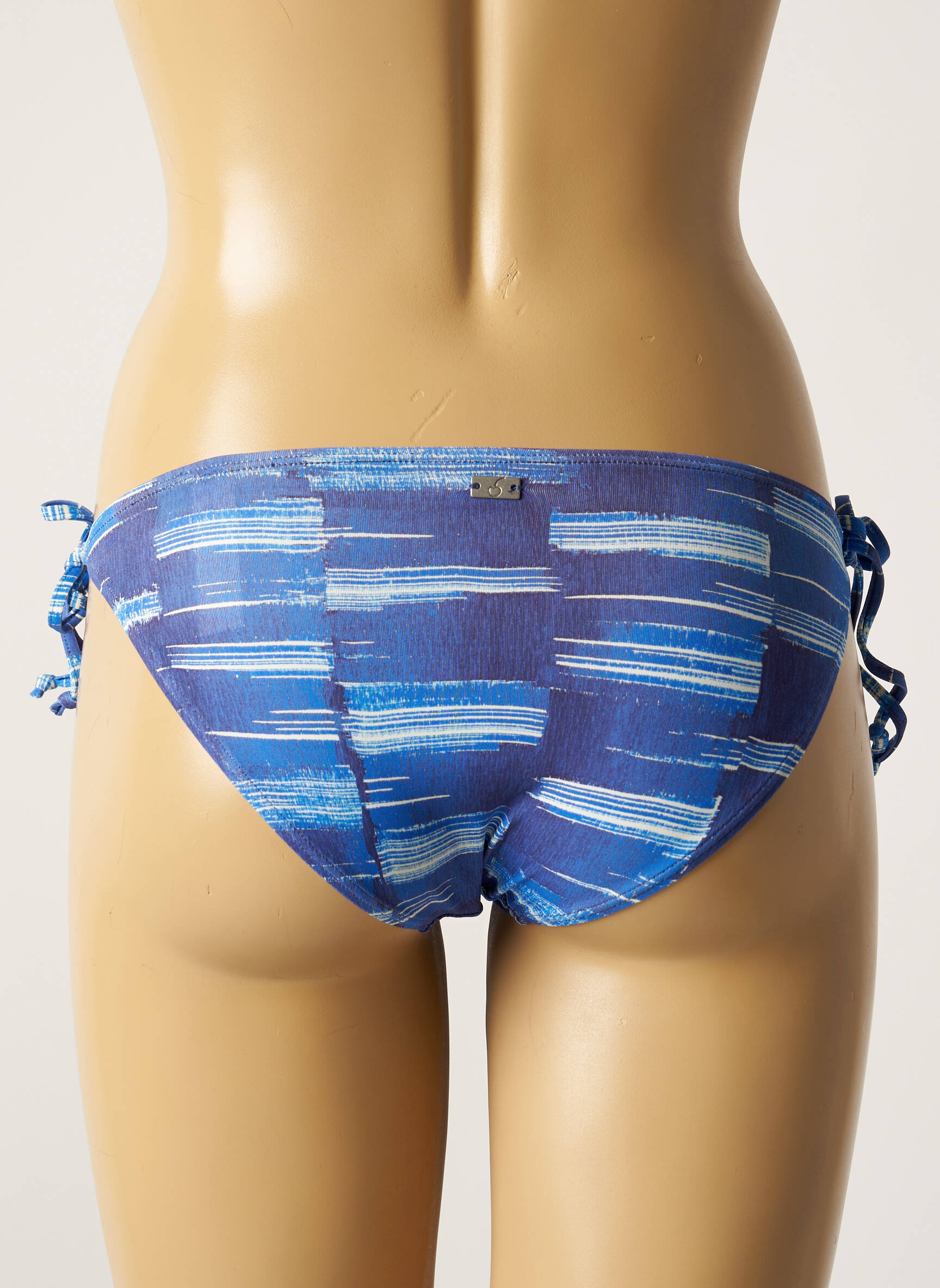 Maudymosi kelnaitės fantazijos raštas bikini mėlyna CHERRY BEACH moteris