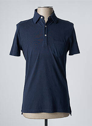 Polo jersey audinys trumpas rankovės mėlyna DAN JOHN vyras