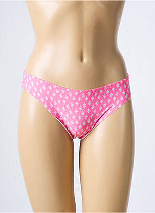 Tanga nėrinių apdaila rožinė ROSA JUNIO moteris