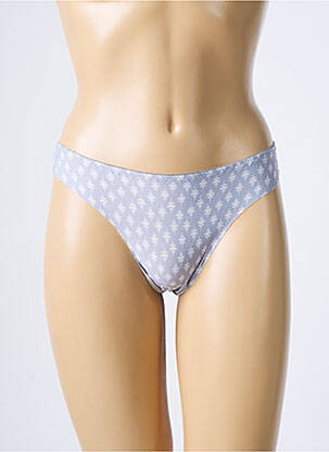 Tanga nėrinių apdaila pilka ROSA JUNIO moteris