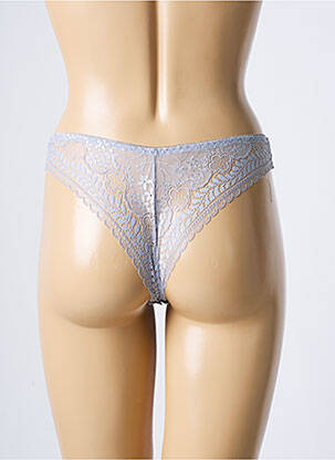Tanga nėrinių apdaila pilka ROSA JUNIO moteris