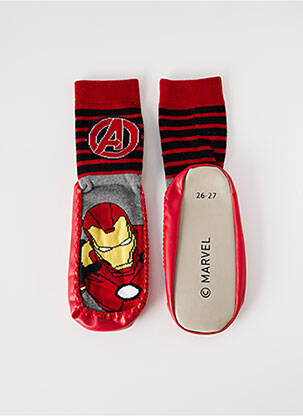 Bateliai/pantofliai apvalus mygtukas apvalus mygtukas raudona MARVEL berniukas