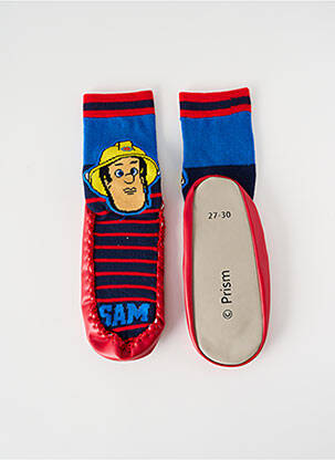 Bateliai/pantofliai apvalus mygtukas apvalus mygtukas raudona FIREMAN SAM berniukas