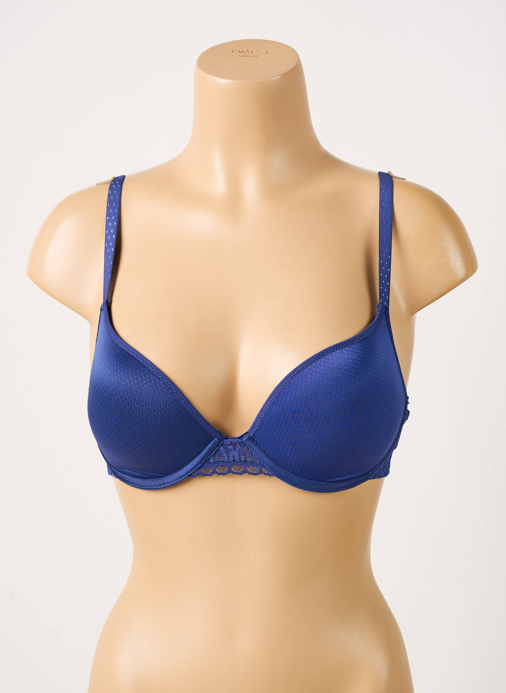 Liemenėlė push-up liemenėlė su aukštu palaikymu push-up liemenėlė su aukštu palaikymu mėlyna PASSIONATA moteris
