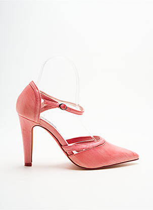 Aukštakulniai satino audinys kulnas nuo 7 iki 9 cm rožinė 226 SHOES moteris