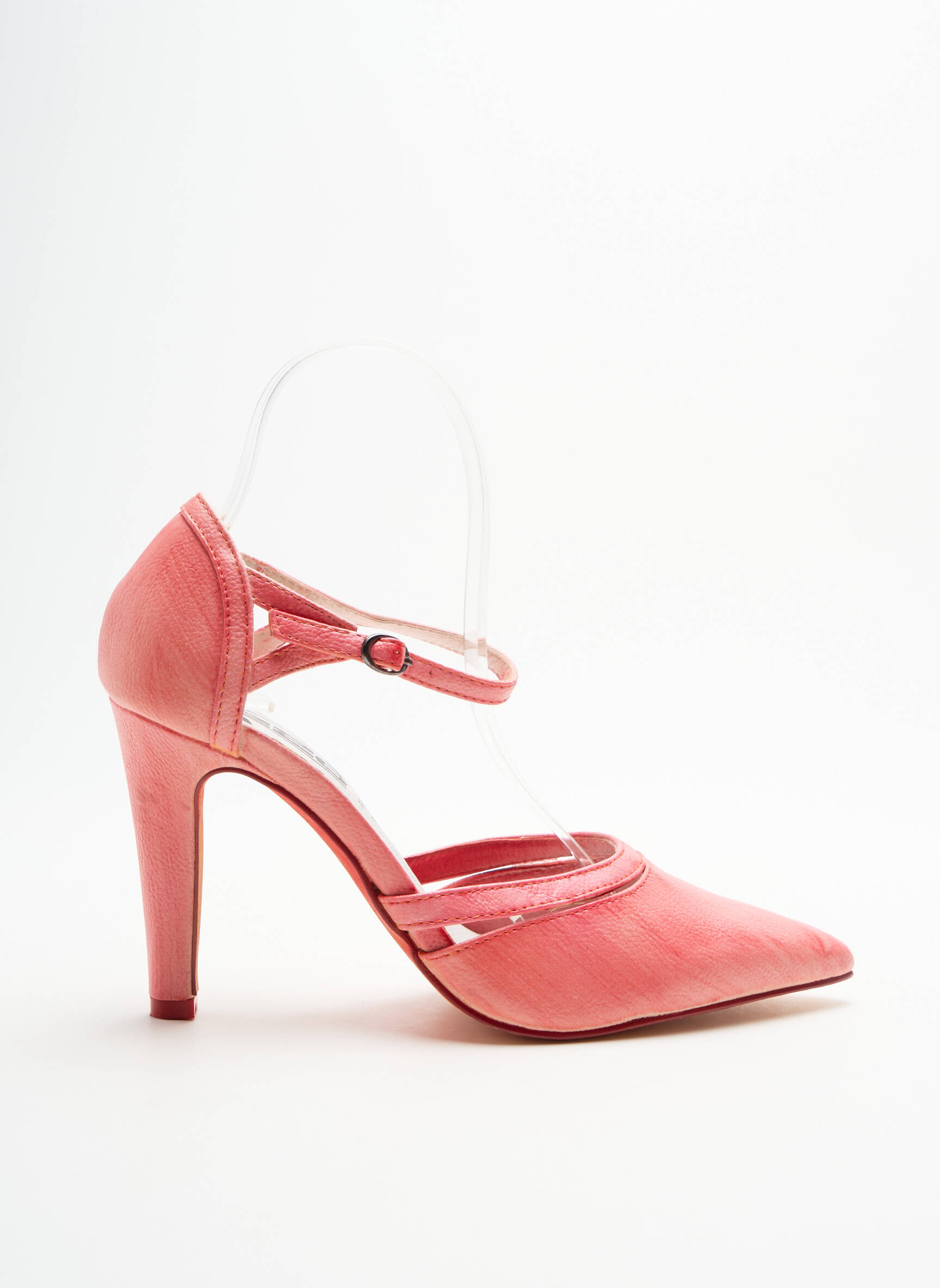 Aukštakulniai satino audinys kulnas nuo 7 iki 9 cm rožinė 226 SHOES moteris