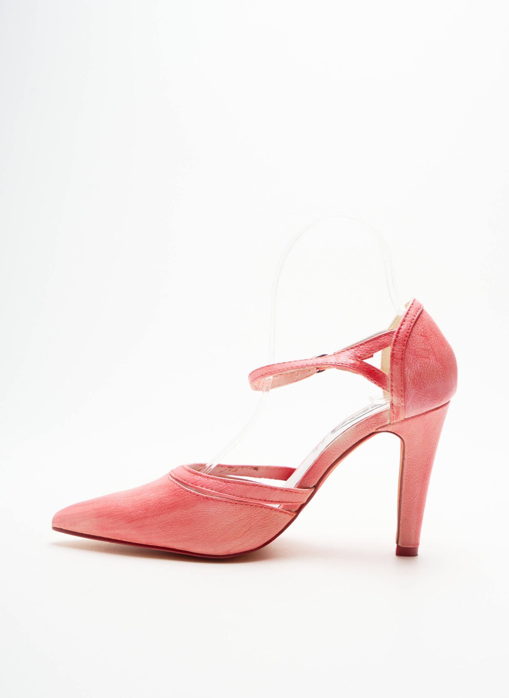 Aukštakulniai satino audinys kulnas nuo 7 iki 9 cm rožinė 226 SHOES moteris