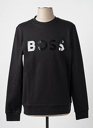 Mikroskopas floqué serigrafija ilgos rankovės juodas HUGO BOSS vyras