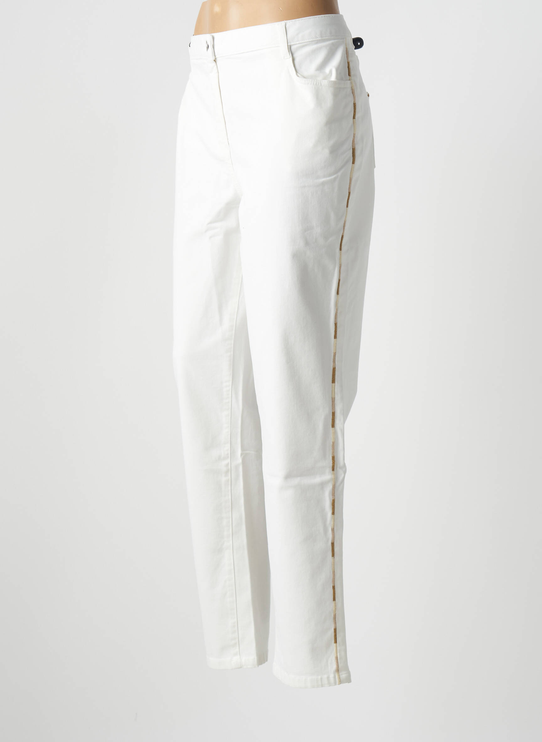 Lieknos kelnės tamprumas normala dydis baltas MPC (MA PETITE CAPSULE) moteris