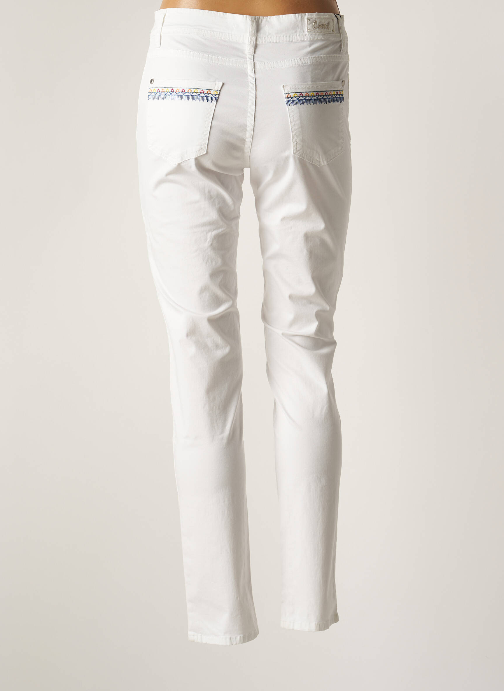 Lieknos kelnės maža dydžio maža dydžio bežinis COWBOYSBELT moteris