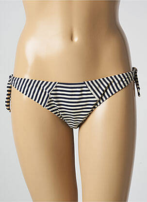 Maudymosi kelnaitės satino efektas bikini mėlyna MARLIES DEKKERS moteris