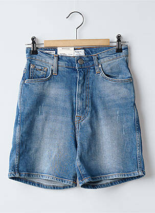 Šortas denimo audinys aukšta talija mėlyna PEPE JEANS moteris