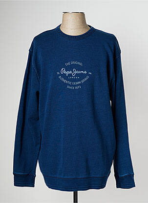 Mikroskopas jersey audinys ilgos rankovės mėlyna PEPE JEANS vyras
