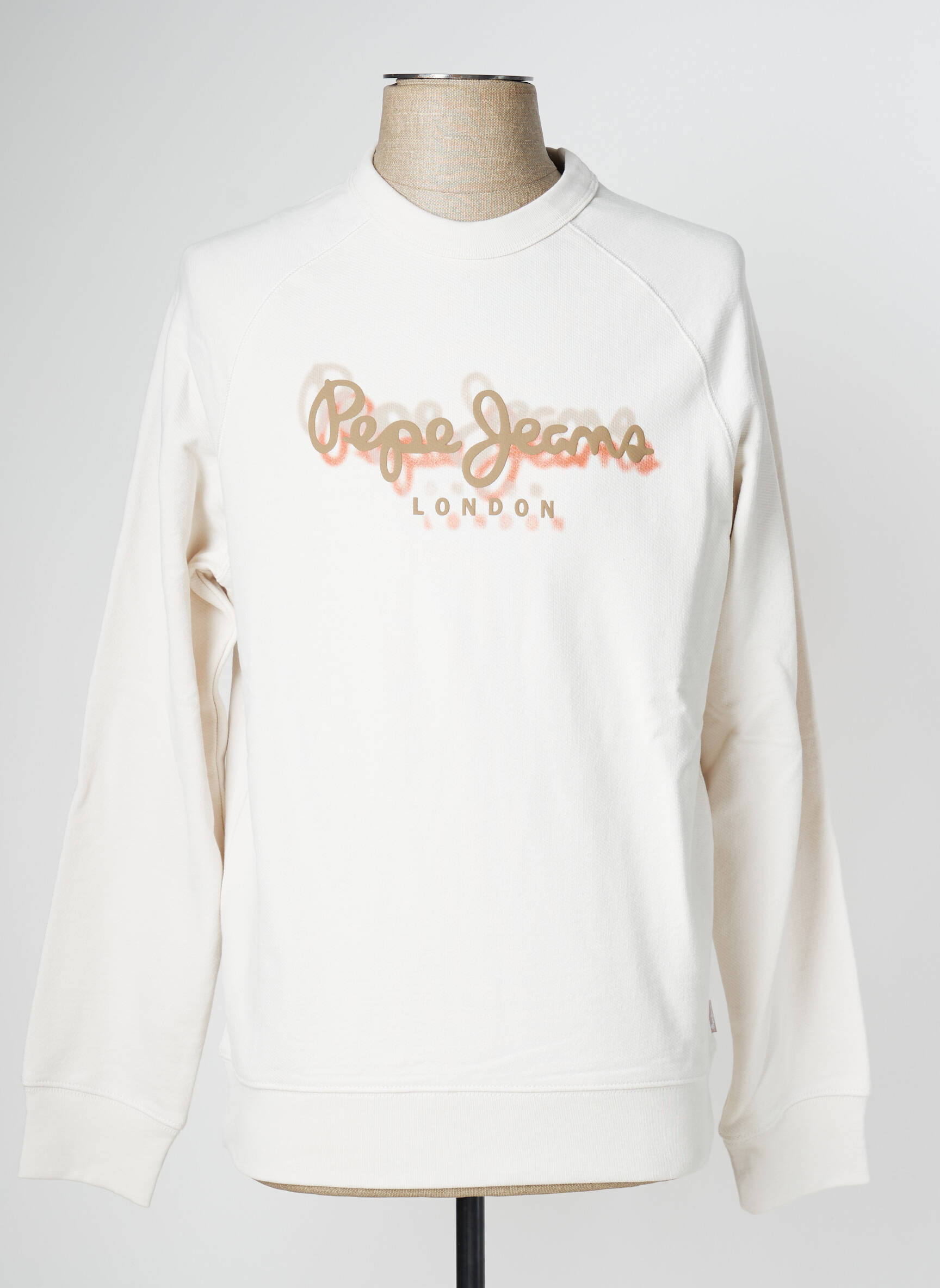 Mikroskopas jersey audinys ilgos rankovės baltas PEPE JEANS vyras