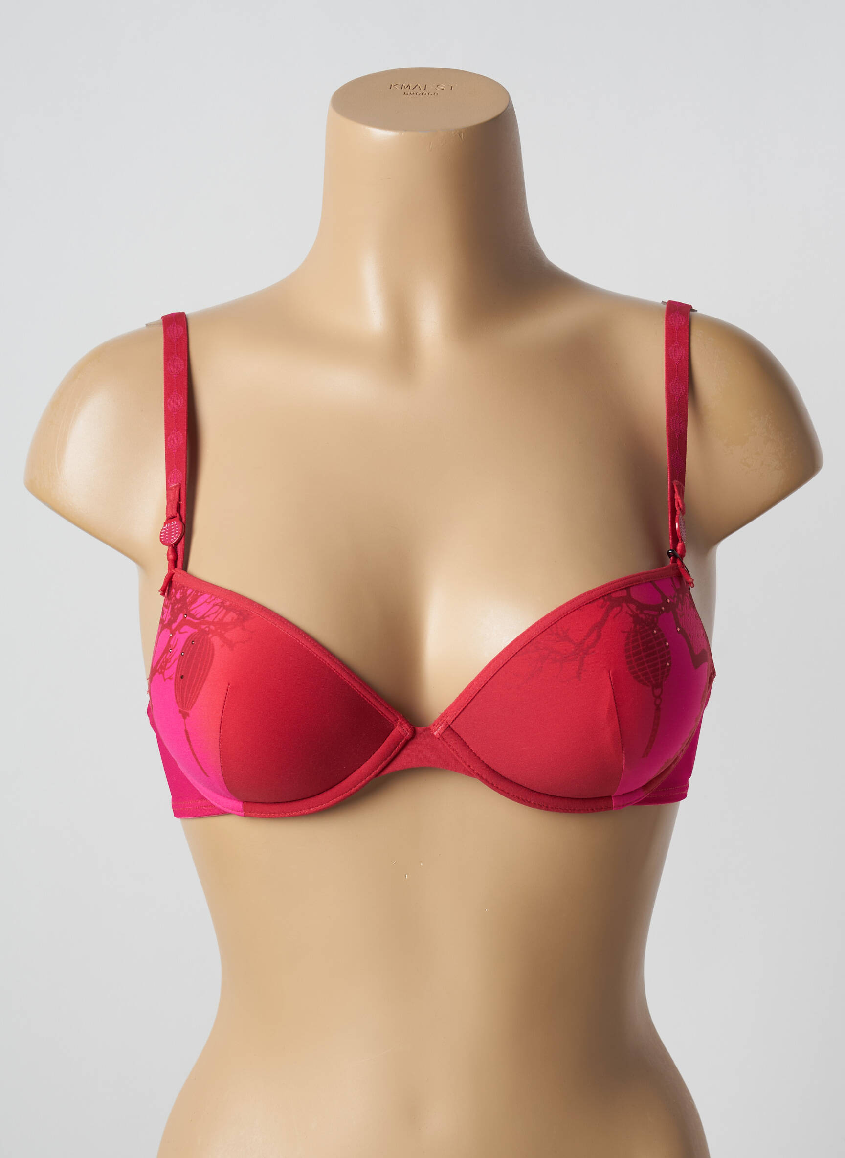 Liemenėlė push-up liemenėlė su aukštu palaikymu push-up liemenėlė su aukštu palaikymu raudona MARLIES DEKKERS moteris