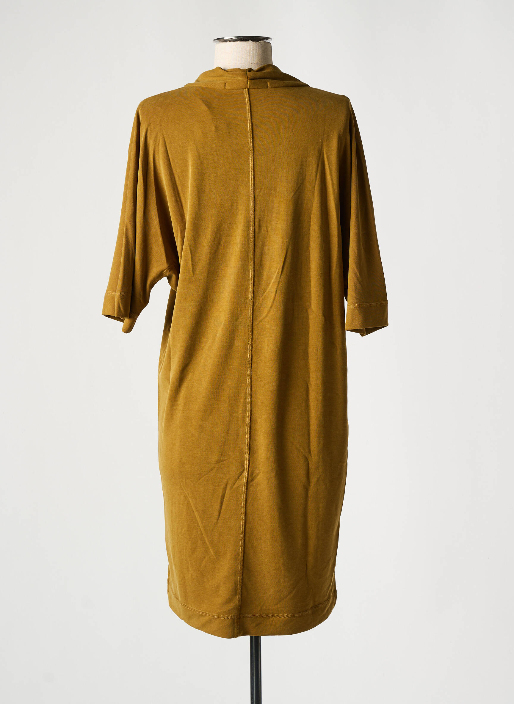 Trumpa suknelė trumpas rankovės trumpas rankovės žalias YAYA moteris