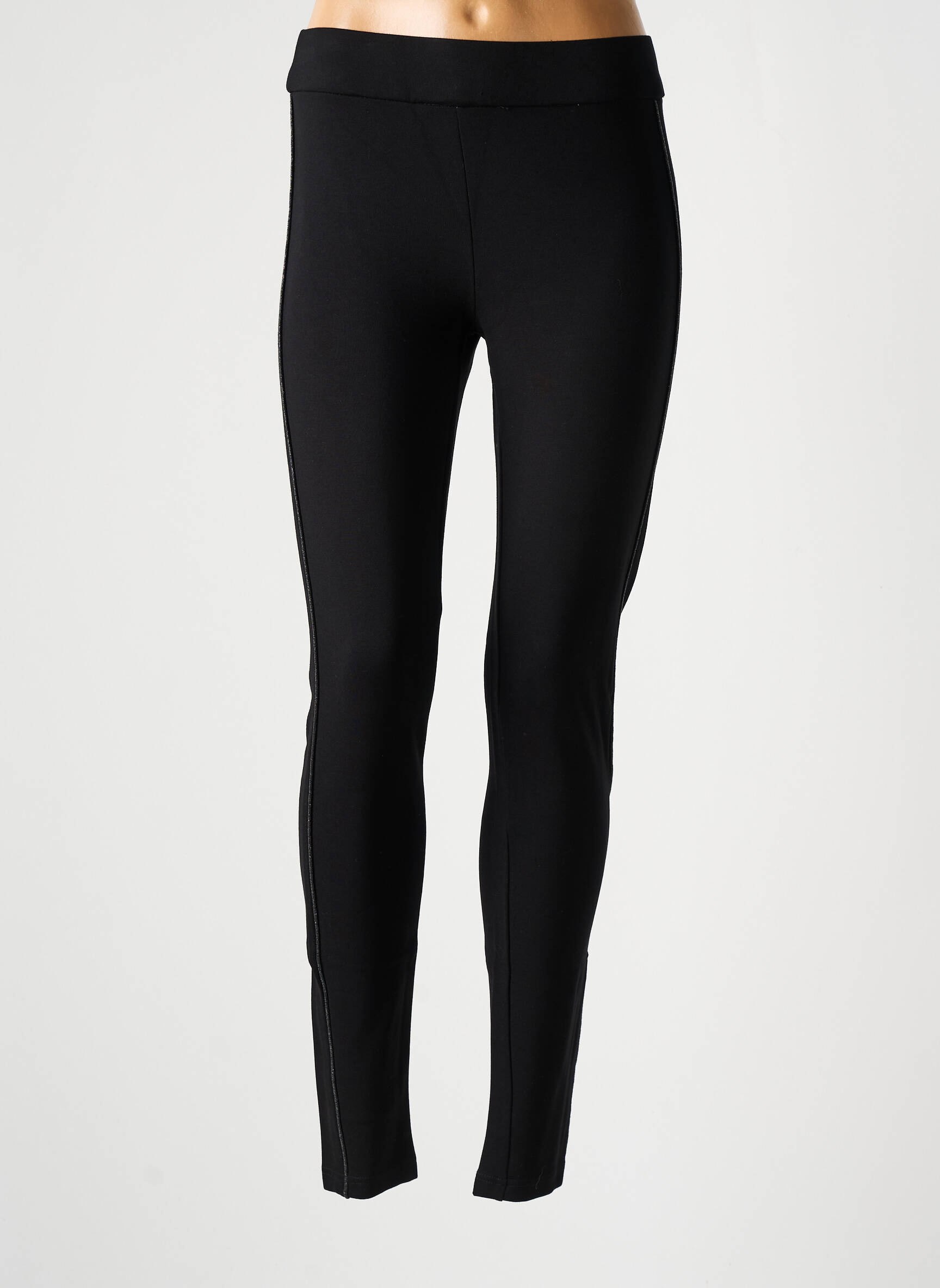 Legingas šoniniai galonai su siuvinėjimu normala dydis juodas VERO MODA moteris