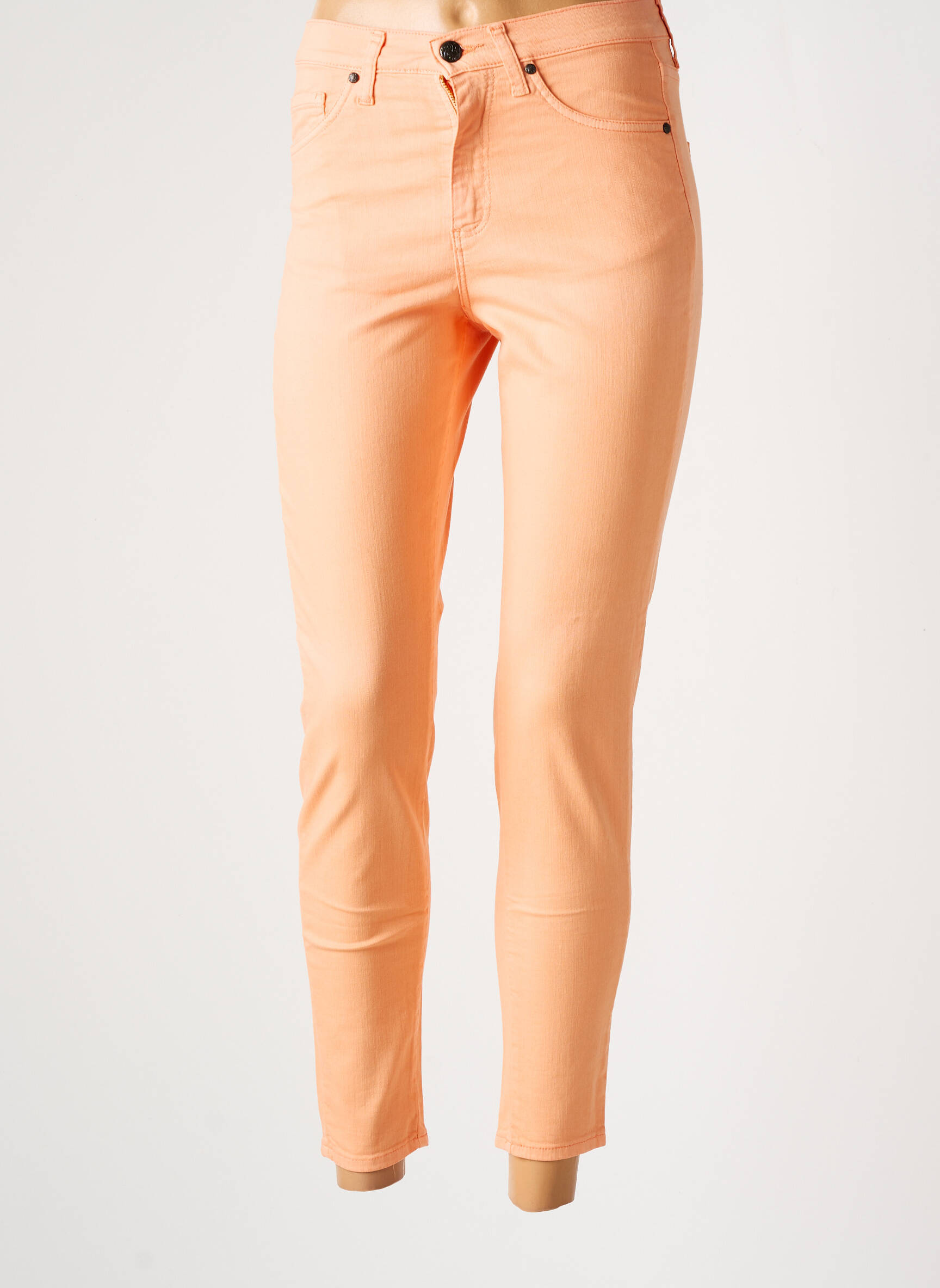 7/8 kelnės tamprumas normala dydis oranžinė LCDN moteris
