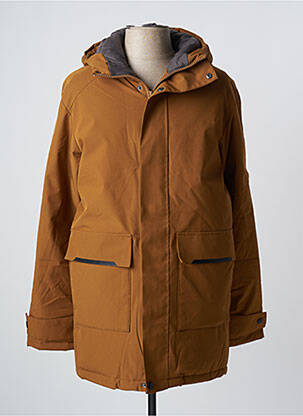 Parka ilgos rankovės su gobtuvu rudas JACK & JONES vyras