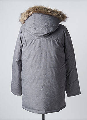 Parka ilgos rankovės su gobtuvu pilka JACK & JONES vyras