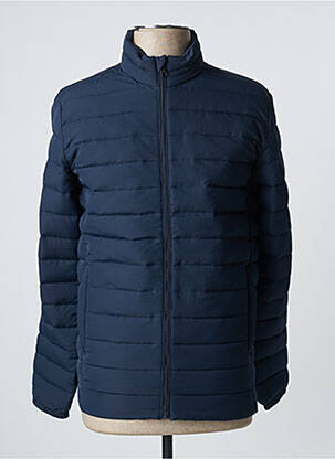 Pūkinė striukė kišenės be gobtuvų mėlyna JACK & JONES vyras