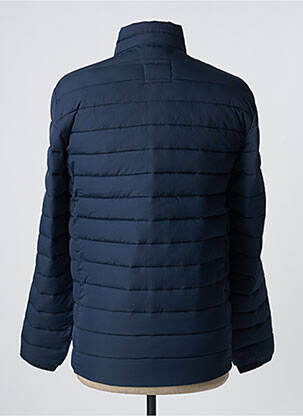 Pūkinė striukė kišenės be gobtuvų mėlyna JACK & JONES vyras