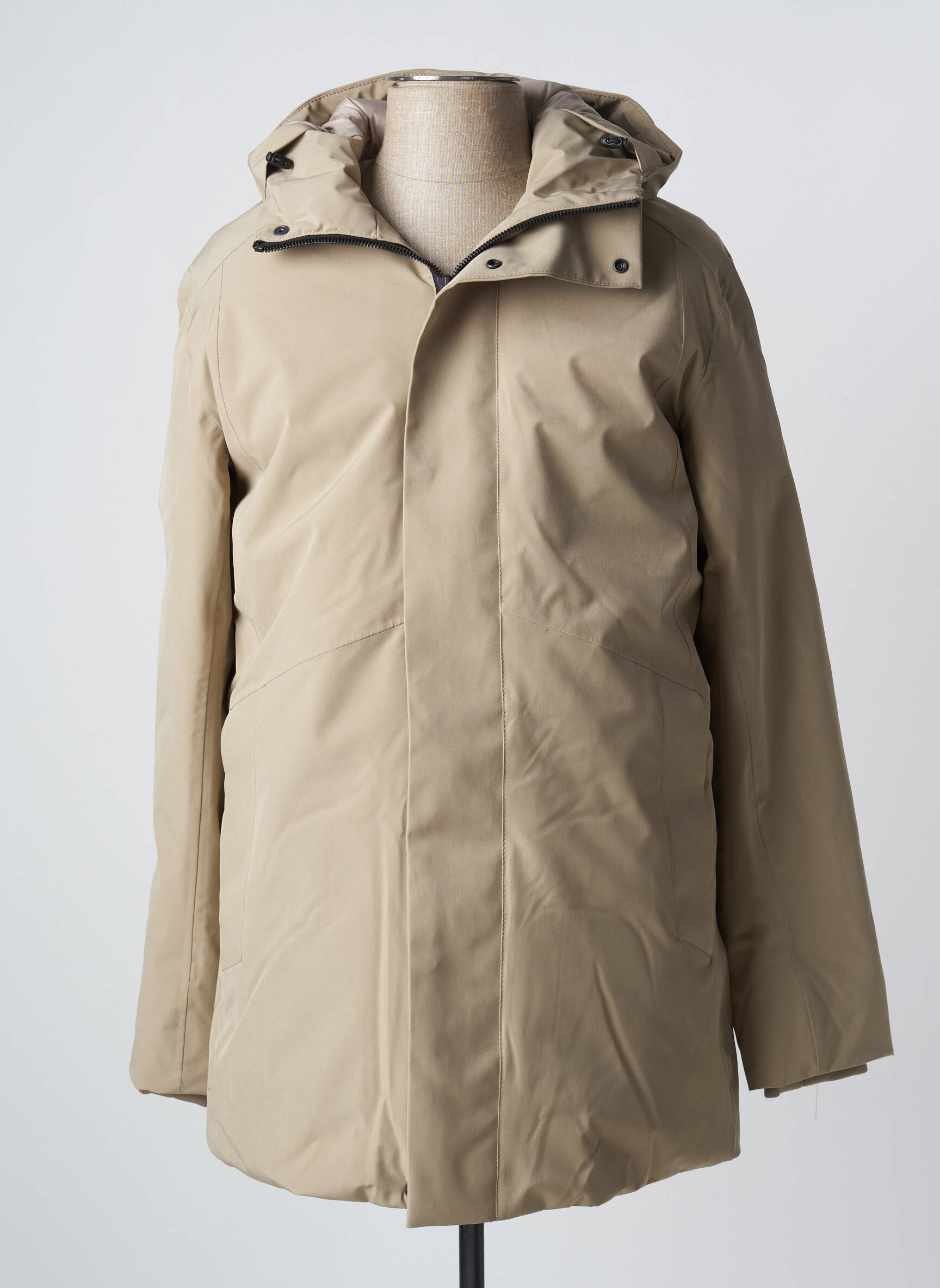 Parka bordo apdailos rankogaliai su gobtuvu bežinis JACK & JONES vyras