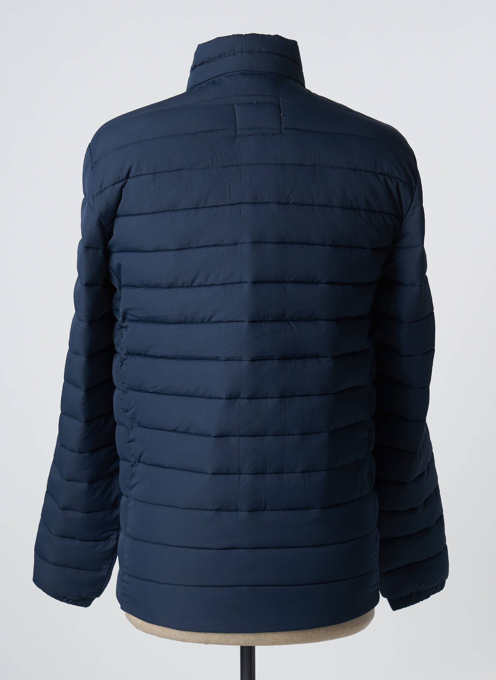 Pūkinė striukė ilgos rankovės be gobtuvų mėlyna JACK & JONES vyras