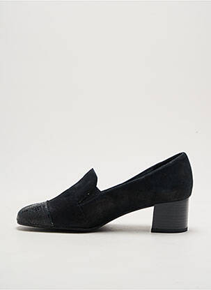 Mokasīnai nubuko audinys kulnas nuo 4 iki 6 cm juodas ARTIKA SOFT moteris