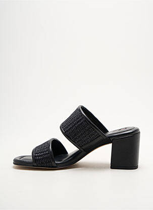 Mule/sabotai lygus audinys kulnas nuo 4 iki 6 cm juodas HOGL moteris