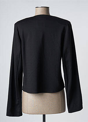 Kasdienis švarkas pečių pagalvėlė juodas ME-PARIS moteris