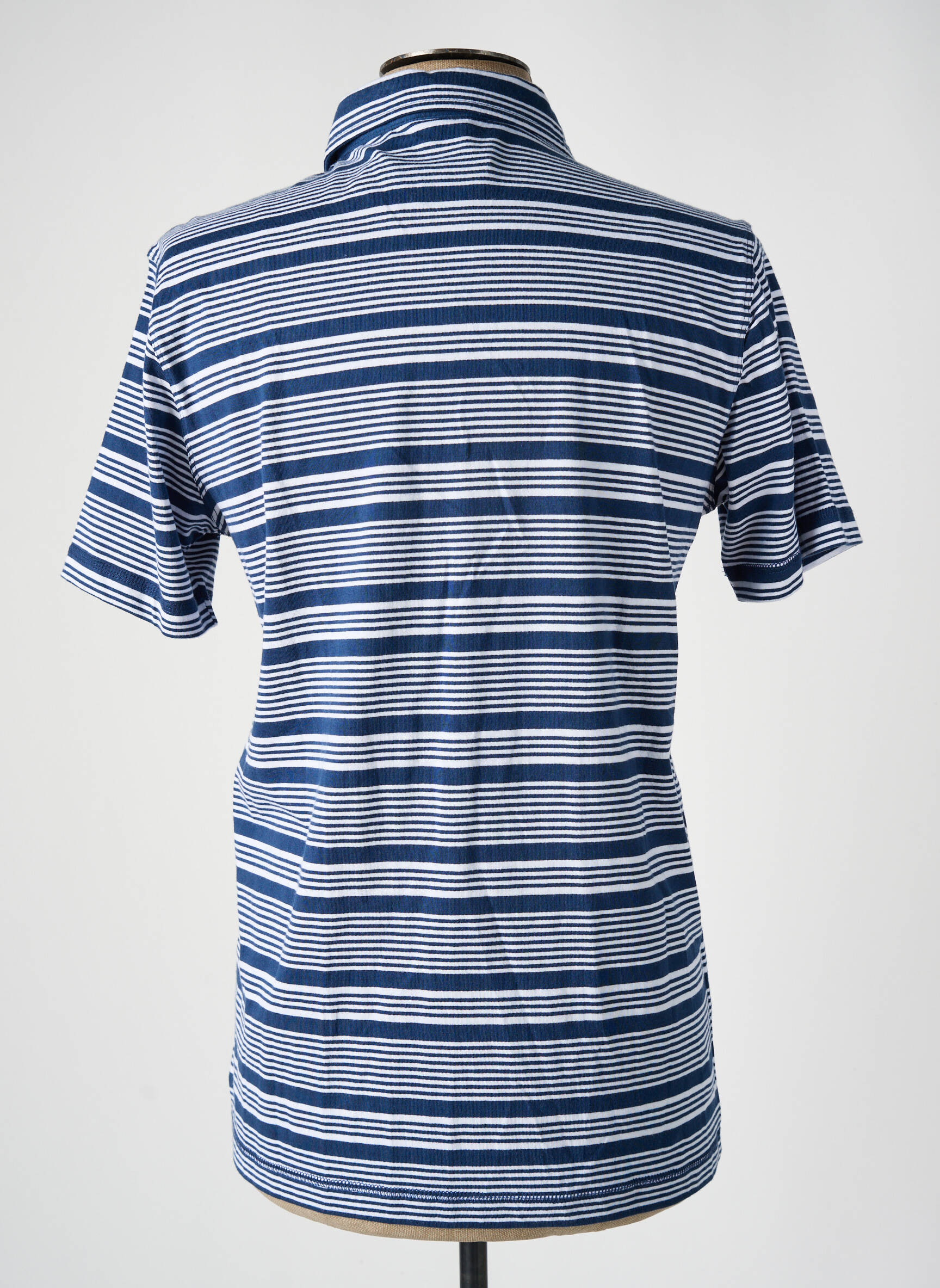 Polo jersey audinys trumpas rankovės mėlyna DAMART vyras