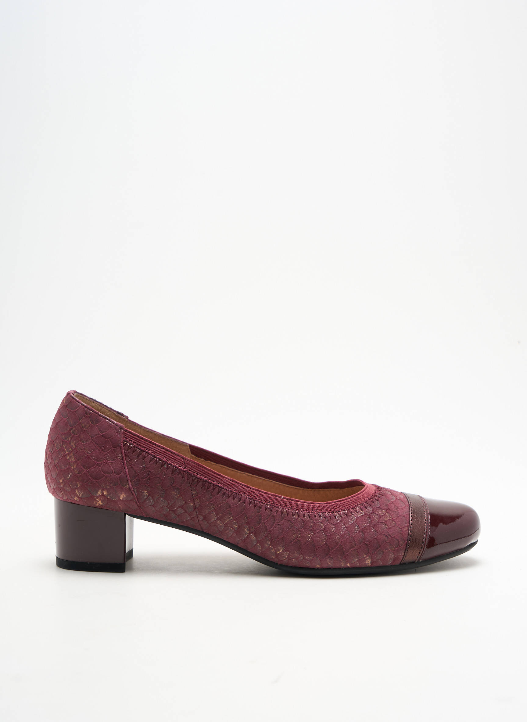 Balerinos kvadratinis kulnas nuo 4 iki 6 cm violetinis SWEET moteris