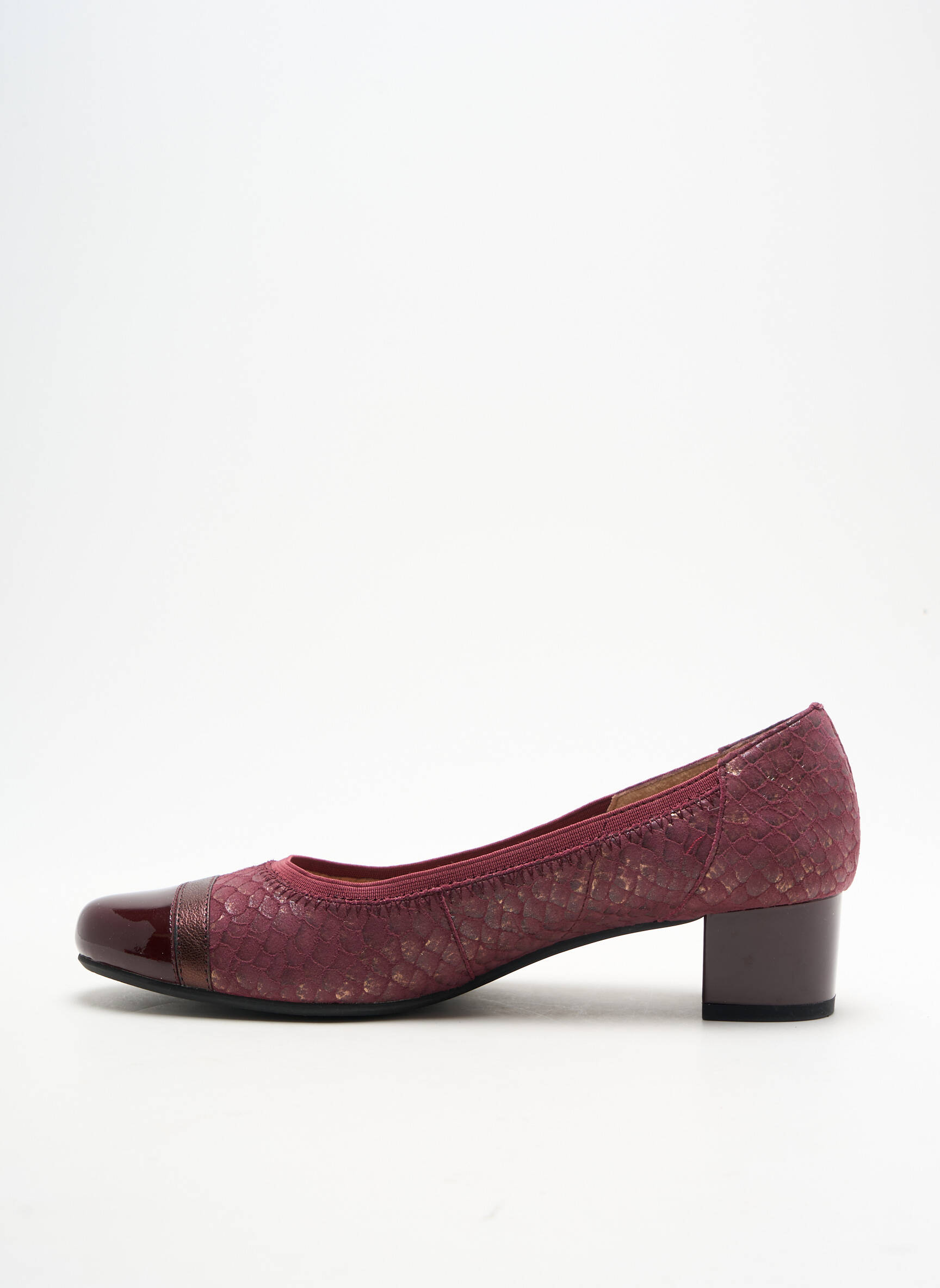 Balerinos kvadratinis kulnas nuo 4 iki 6 cm violetinis SWEET moteris