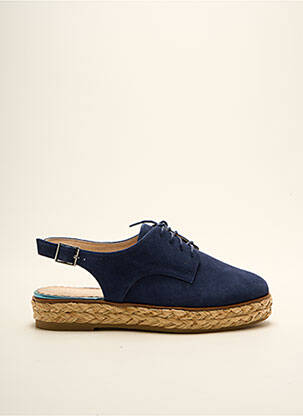 Espadrilės amortizuojančios pado tipas plokščias kulnas iki 3 cm mėlyna MELLOW YELLOW moteris