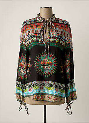 Bluzonai juodas DESIGUAL moteris