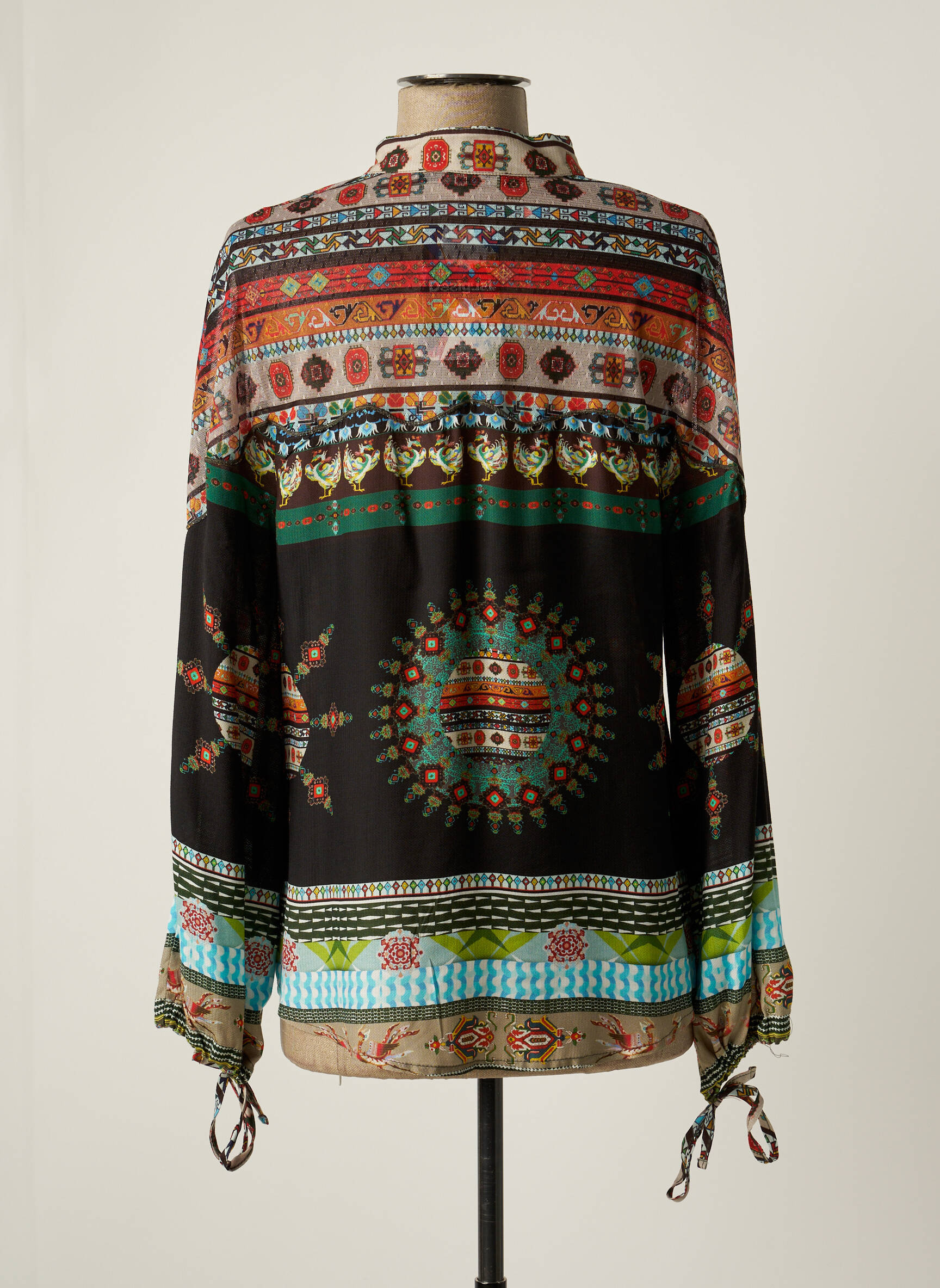 Bluzonai juodas DESIGUAL moteris