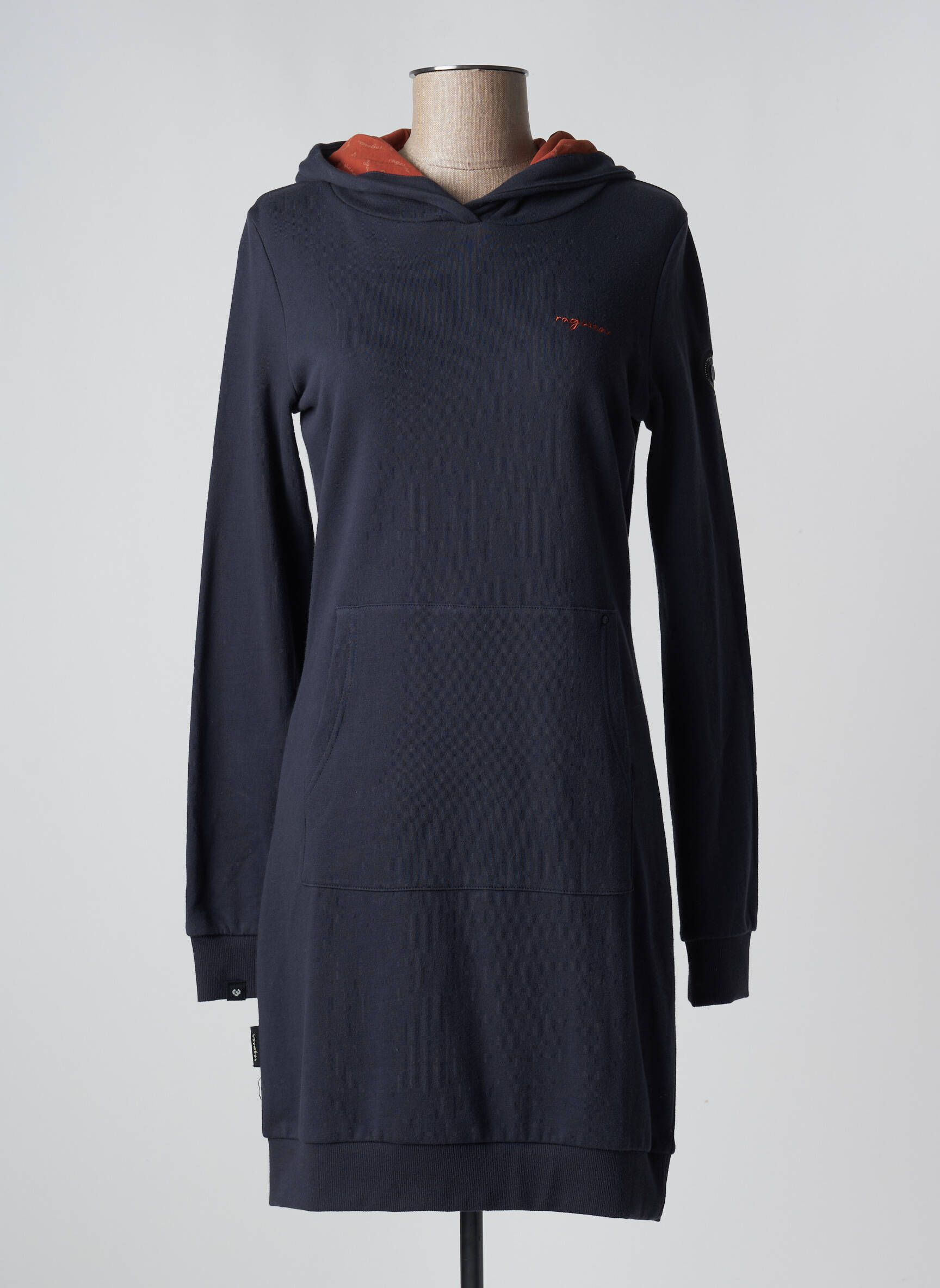 Pusilgių suknelė ilgos rankovės ilgos rankovės pilka RAGWEAR moteris