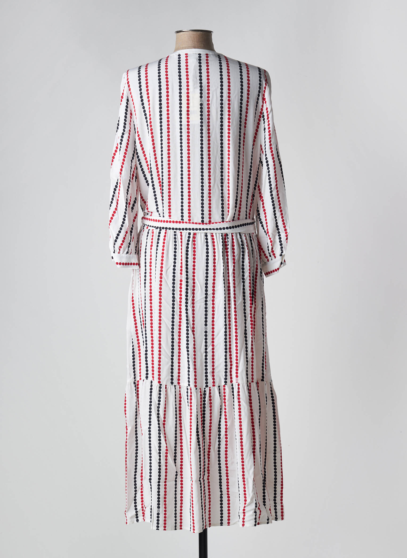 Pusilgių suknelė 3/4 rankovės 3/4 rankovės bežinis TOMMY HILFIGER moteris