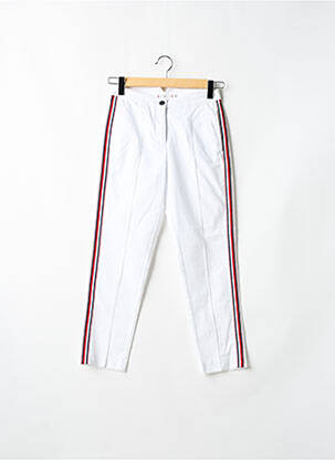 Chino kelnė šoniniai galonai su siuvinėjimu normala dydis baltas TOMMY HILFIGER moteris