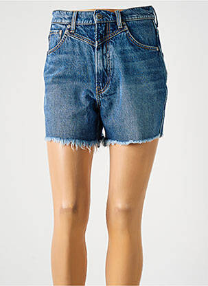Šortas denimo audinys aukšta talija mėlyna PEPE JEANS moteris