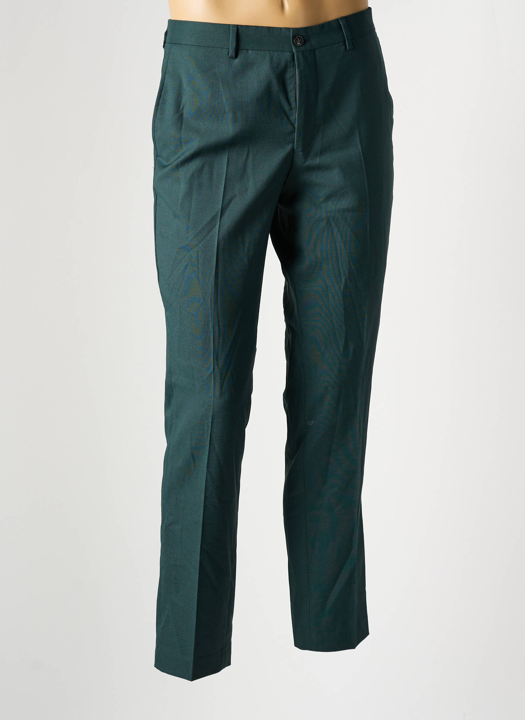 Chino kelnė uždarymas su užtrauktuku po mygtuku uždengimu žalias JACK & JONES vyras