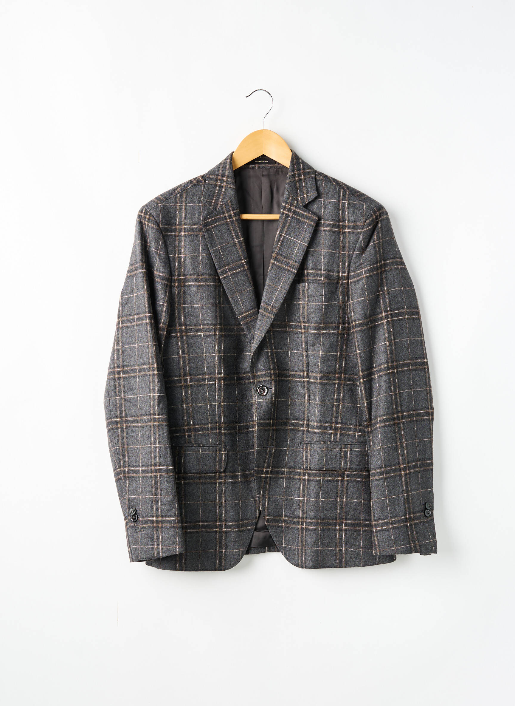 Švarkas kišenės pilka MASSIMO DUTTI vyras