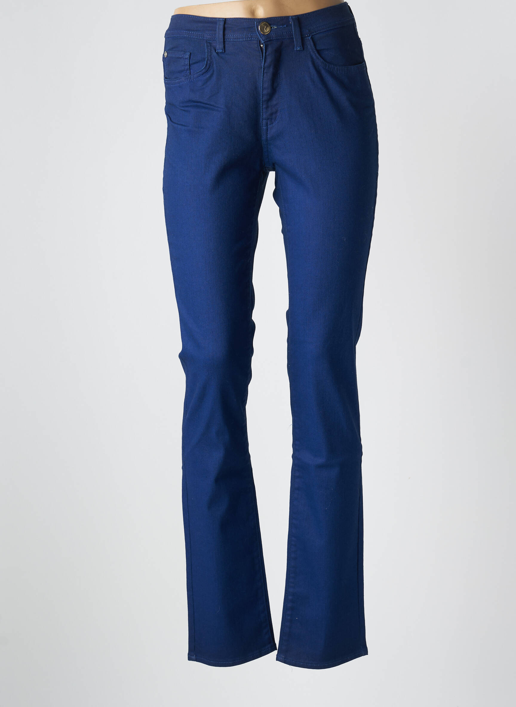 Lieknos džinsai brutinis audimas normala dydis mėlyna TRUSSARDI JEANS moteris
