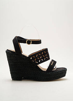 Espadrilės užsegimas kilpa(s) 10 cm ir daugiau aukštakulniai juodas CASSIS COTE D'AZUR moteris