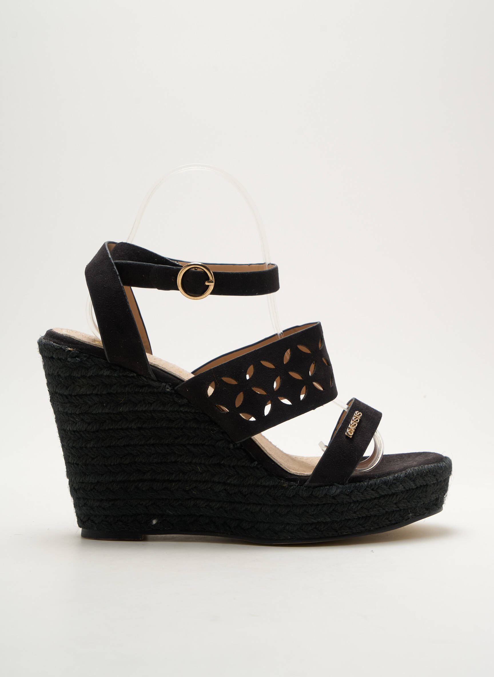 Espadrilės užsegimas kilpa(s) 10 cm ir daugiau aukštakulniai juodas CASSIS COTE D'AZUR moteris