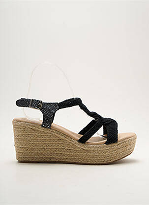 Espadrilės užsegimas kilpa(s) kulnas nuo 7 iki 9 cm juodas CASSIS COTE D'AZUR moteris