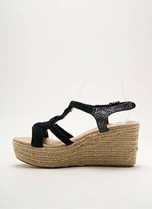 Espadrilės užsegimas kilpa(s) kulnas nuo 7 iki 9 cm juodas CASSIS COTE D'AZUR moteris