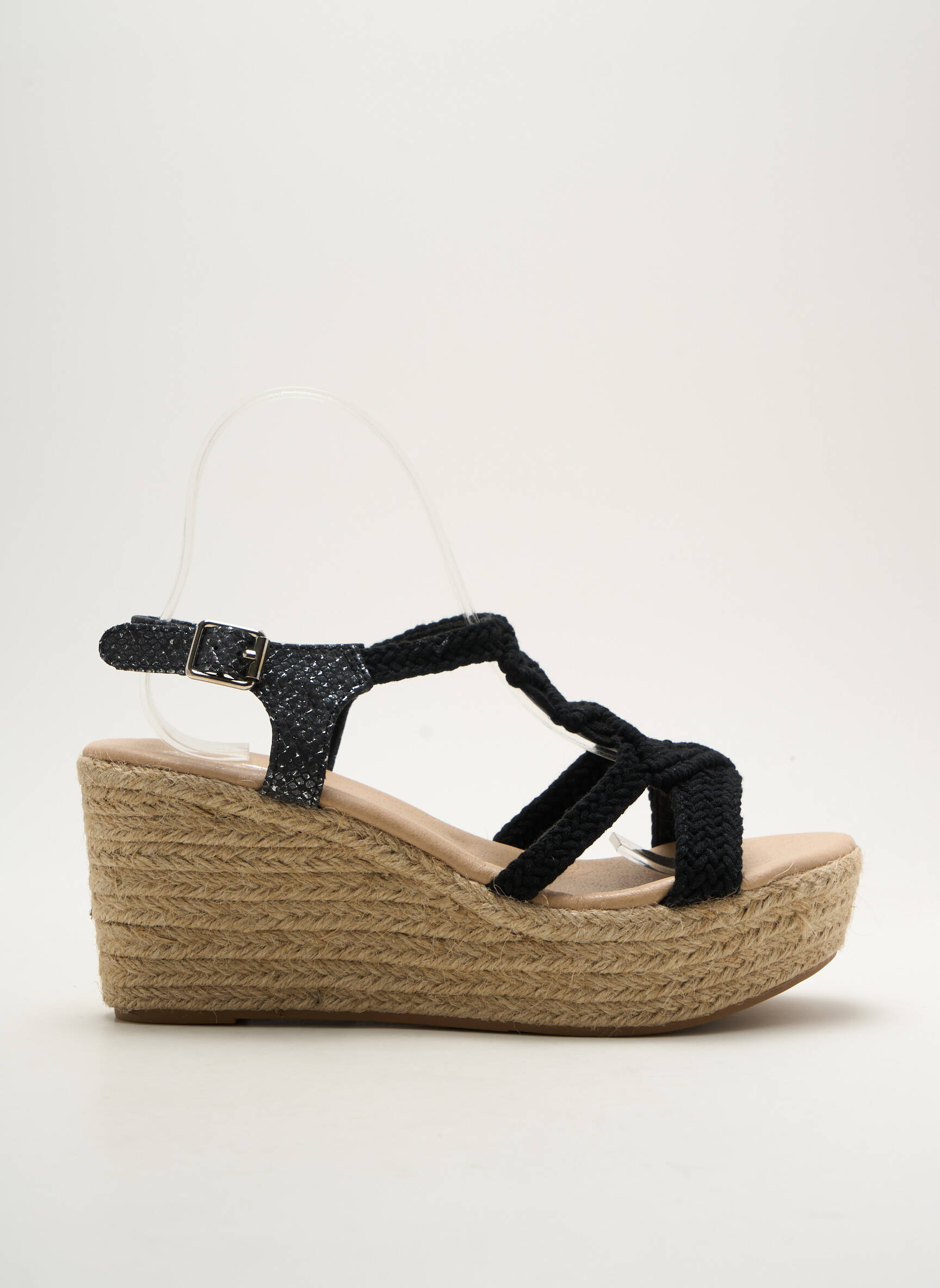Espadrilės užsegimas kilpa(s) kulnas nuo 7 iki 9 cm juodas CASSIS COTE D'AZUR moteris